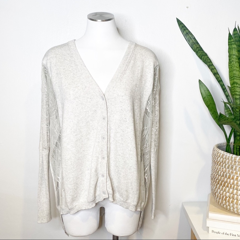 Sundance | Cardigan w/ Lace Side‎ Panels Sz. S